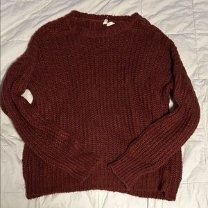 Women's Burgundy Sweater